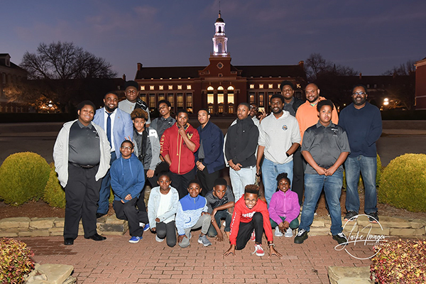 Class matters students on the library lawn