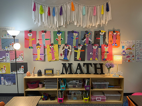 math area of a classroom