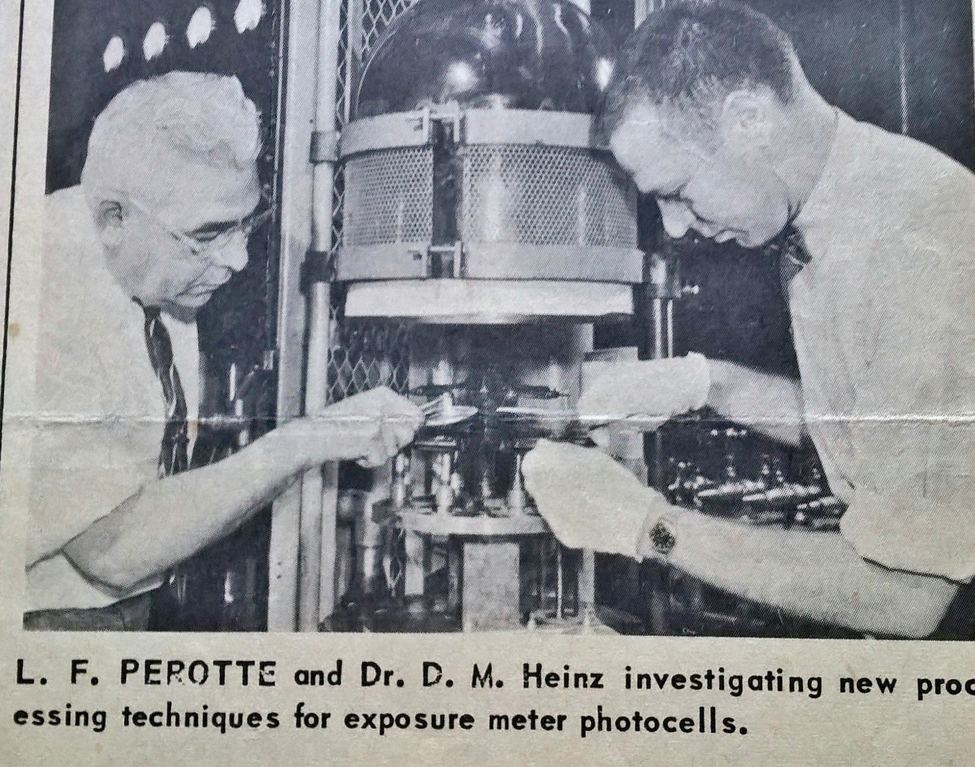 L.F. Perotte and Dr. David M. Heinz