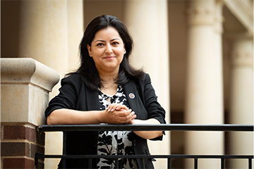 A professional portrait of Dr. Anita Silwal.
