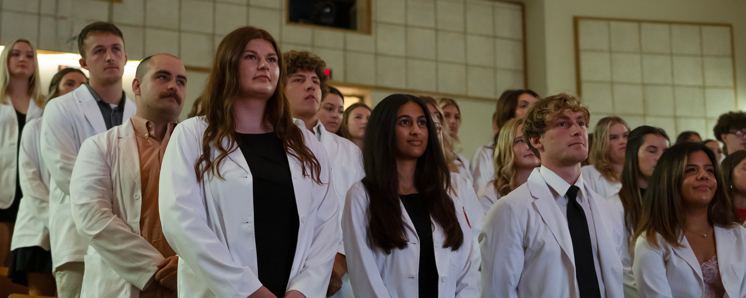 Nursing Students receiving their White Coats