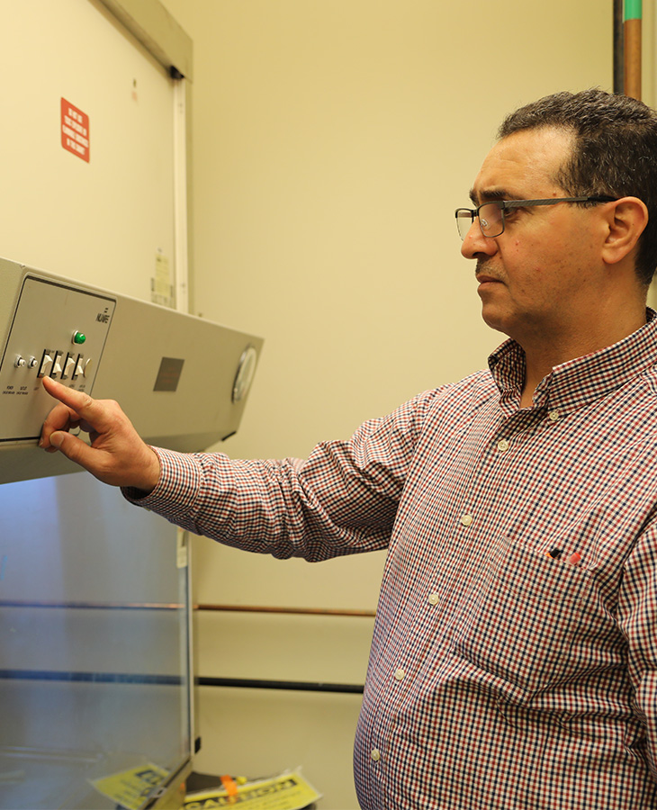 Dr. Hasan Atiyeh, a professor of biosystems and agricultural engineering, developed a co-fermentation process that creates jet fuel out of renewable resources.