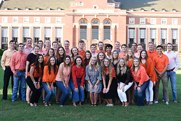 Oklahoma State University Mortar Board awards four CEAT students as Top Freshmen Men and Women