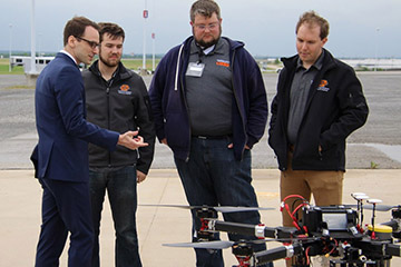 OSU UAS team presents to White House officials
