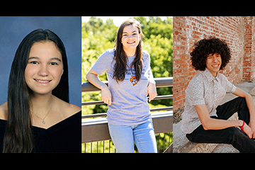 A strong foundation: Three students awarded W.W. Allen Scholarships