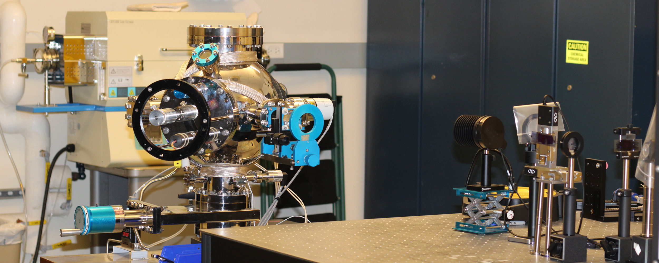 PLD chamber in Dr. Sachan's lab.