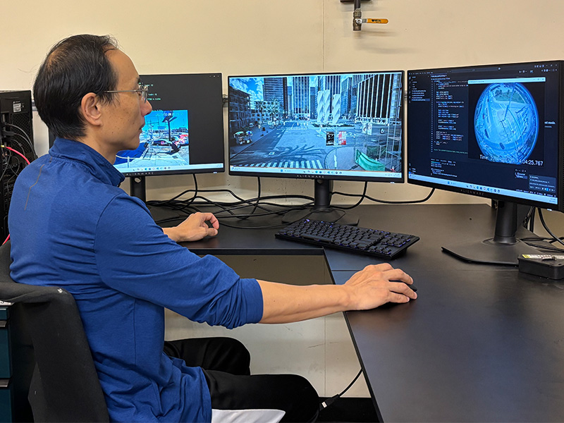 Dr. Joshua Li looks at AI-based video analysis and software traffic simulations for intersection mobility and safety.
