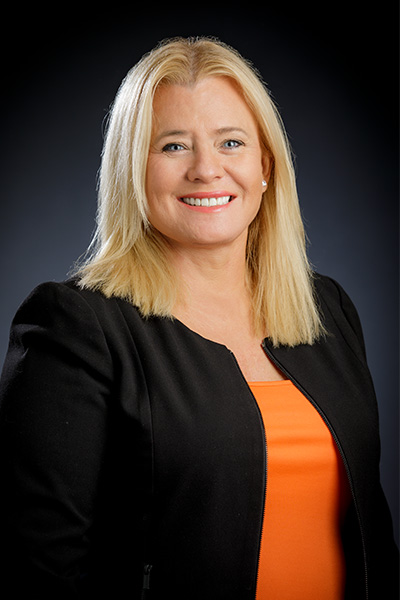 Dr. Amy Lewis smiles for a portrait photo.