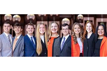 group of 9 individual professional portraits