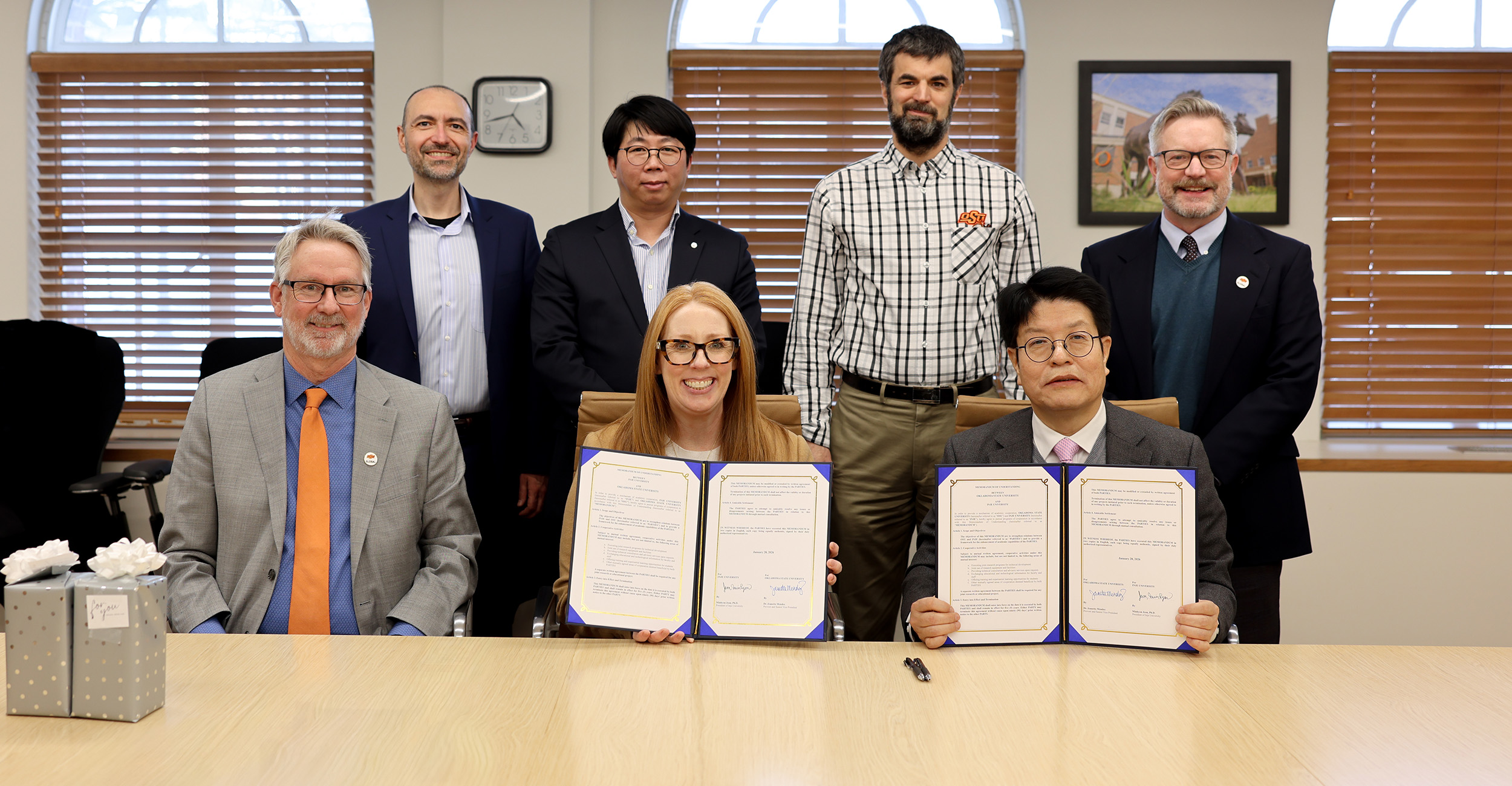 OSU and Inje University establish academic partnership to expand student opportunities