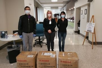 Stillwater Chinese community and previous OSU Chinese scholars donate nearly 10,000 facemasks