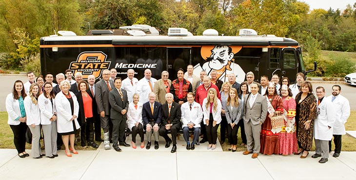 OSU's President Burns Hargis with the Cherokee Nation