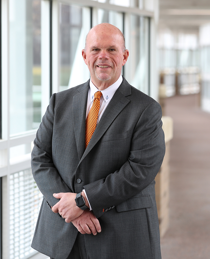 Oklahoma State University Center for Health Sciences President Johnny Stephens on the O.S.U.C.H.S. campus.