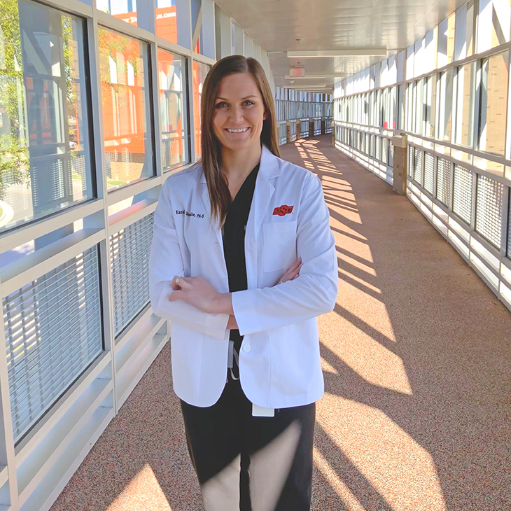 Kassidy DesRoche, Physician Assistant student at OSU Center for Health Sciences and member of the Choctaw Nation of Oklahoma.