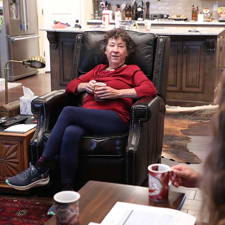 Mary Elliott, Senior Mentor Program volunteer