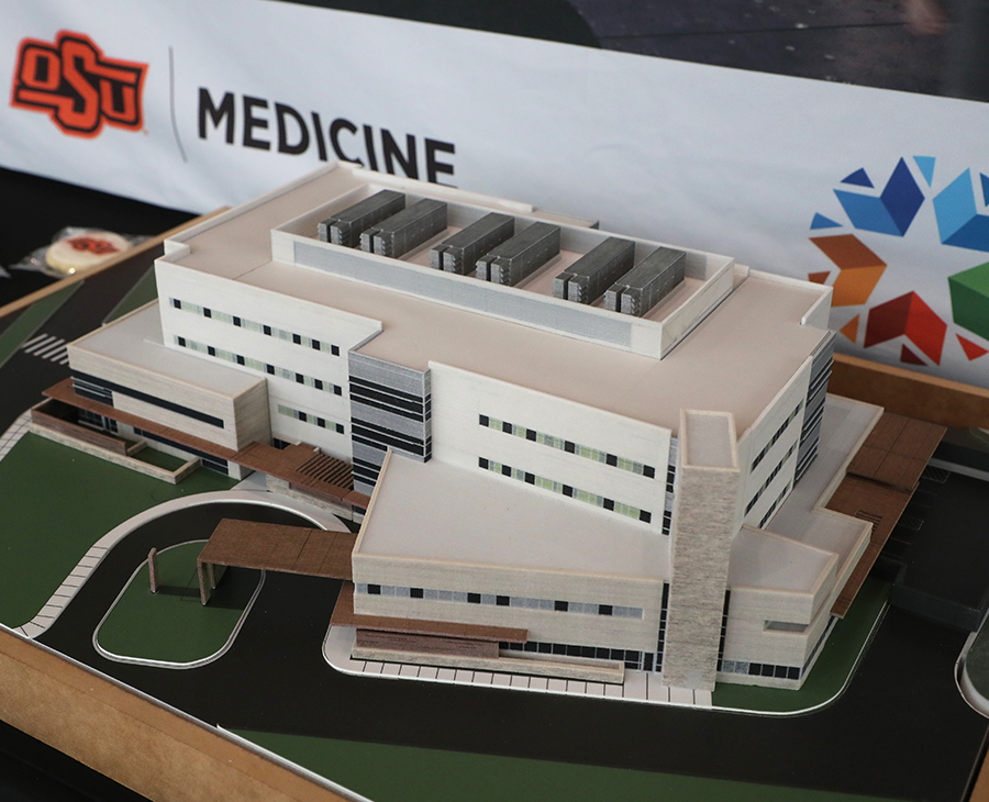 3D model of the Oklahoma Psychiatric Care Center.