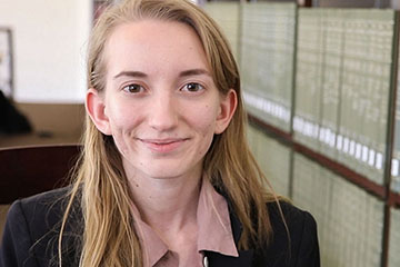 Molly Jackson Receives OSU’s Undergraduate Library Research Award