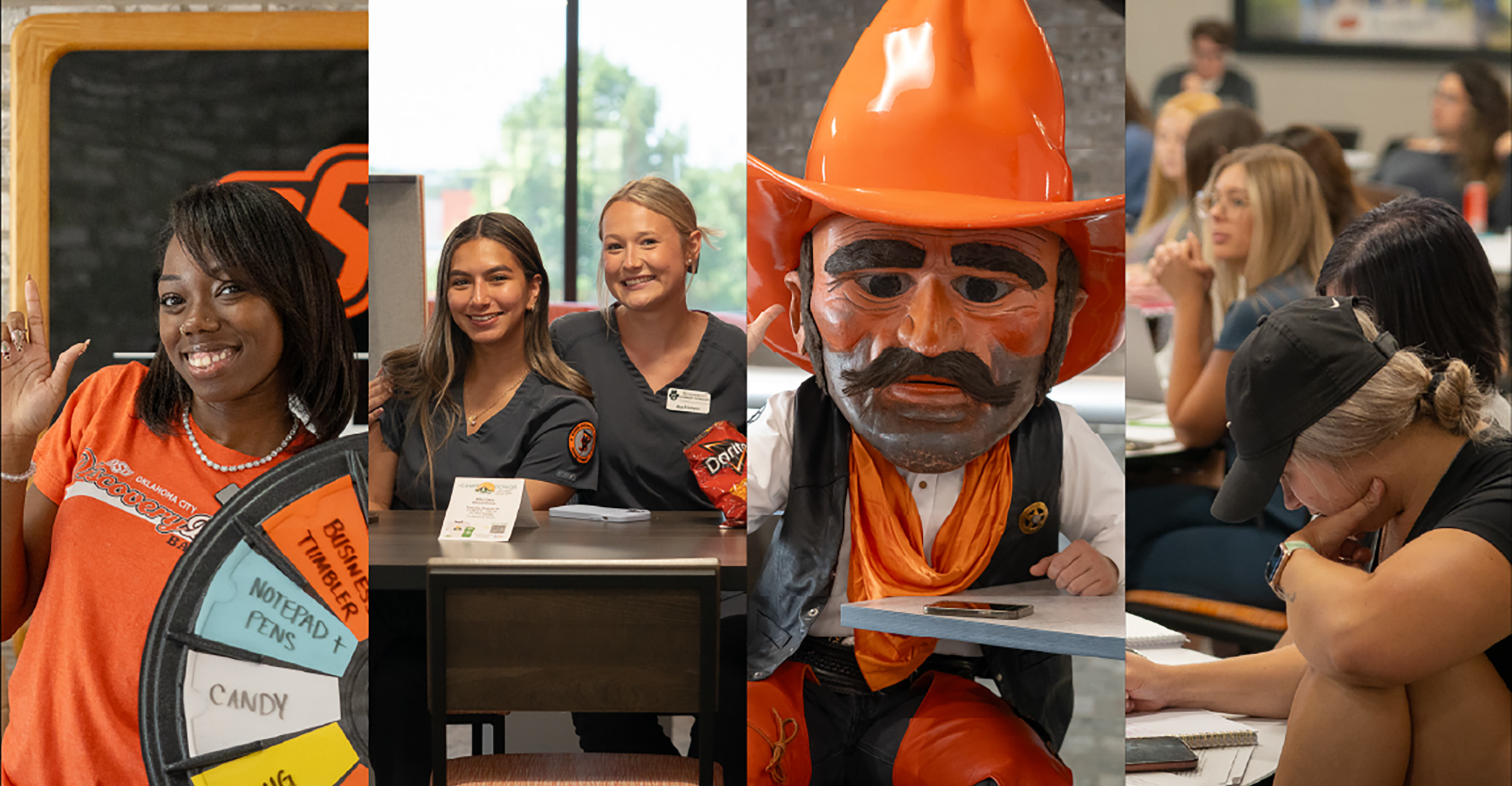 Faculty and Staff serve students during Howdy Week fall 2025.