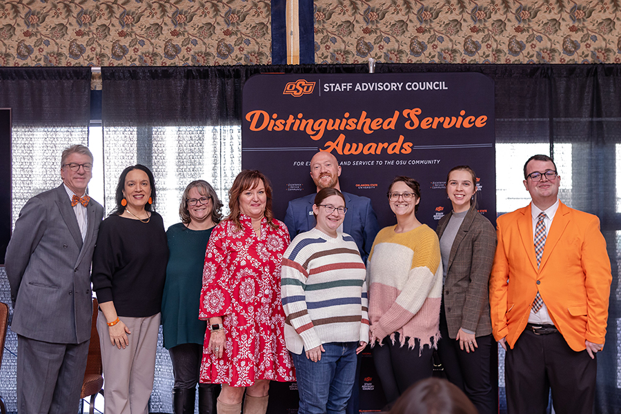 A group of scholarship winners