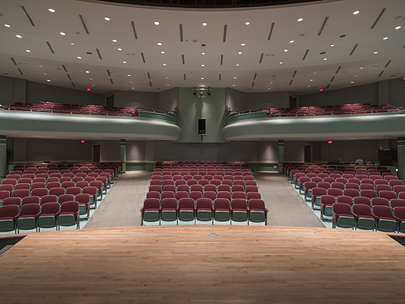 OSU-Tulsa Auditorium seating.
