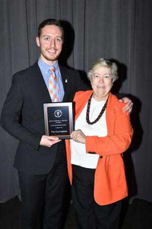 Cunningham Earns Dean McElroy Award