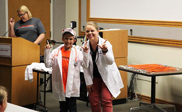 Grandparent University Visits Veterinary Center