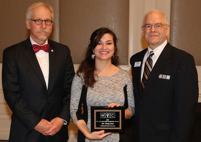 Jones Receives Dr. Jack Walther Leadership Award