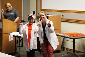 Grandparent University Visits Veterinary Center