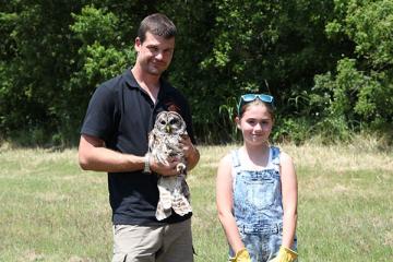 Releasing Nora the Owl