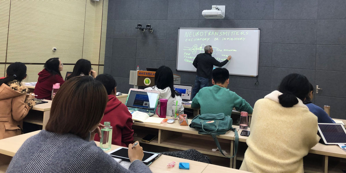 group of students attending a lecture