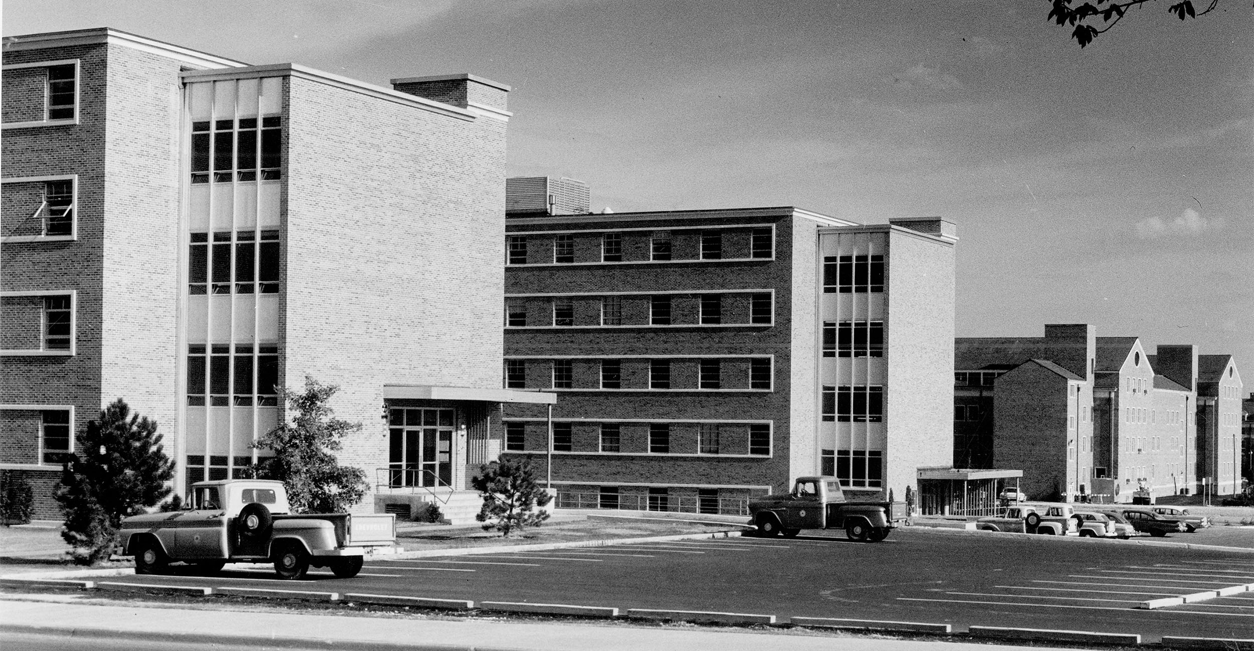 The west side of Agricultural Hall in 1960. (Photo courtesy of OSU Archives)