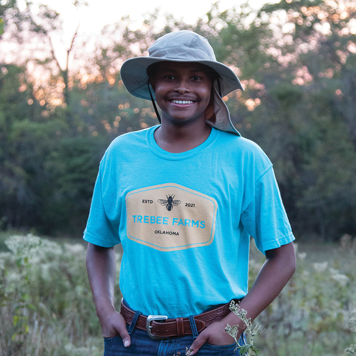 Smith found a passion for showcasing agricultural opportunities, such as his beehives (Photo by Shadi Nettles)
