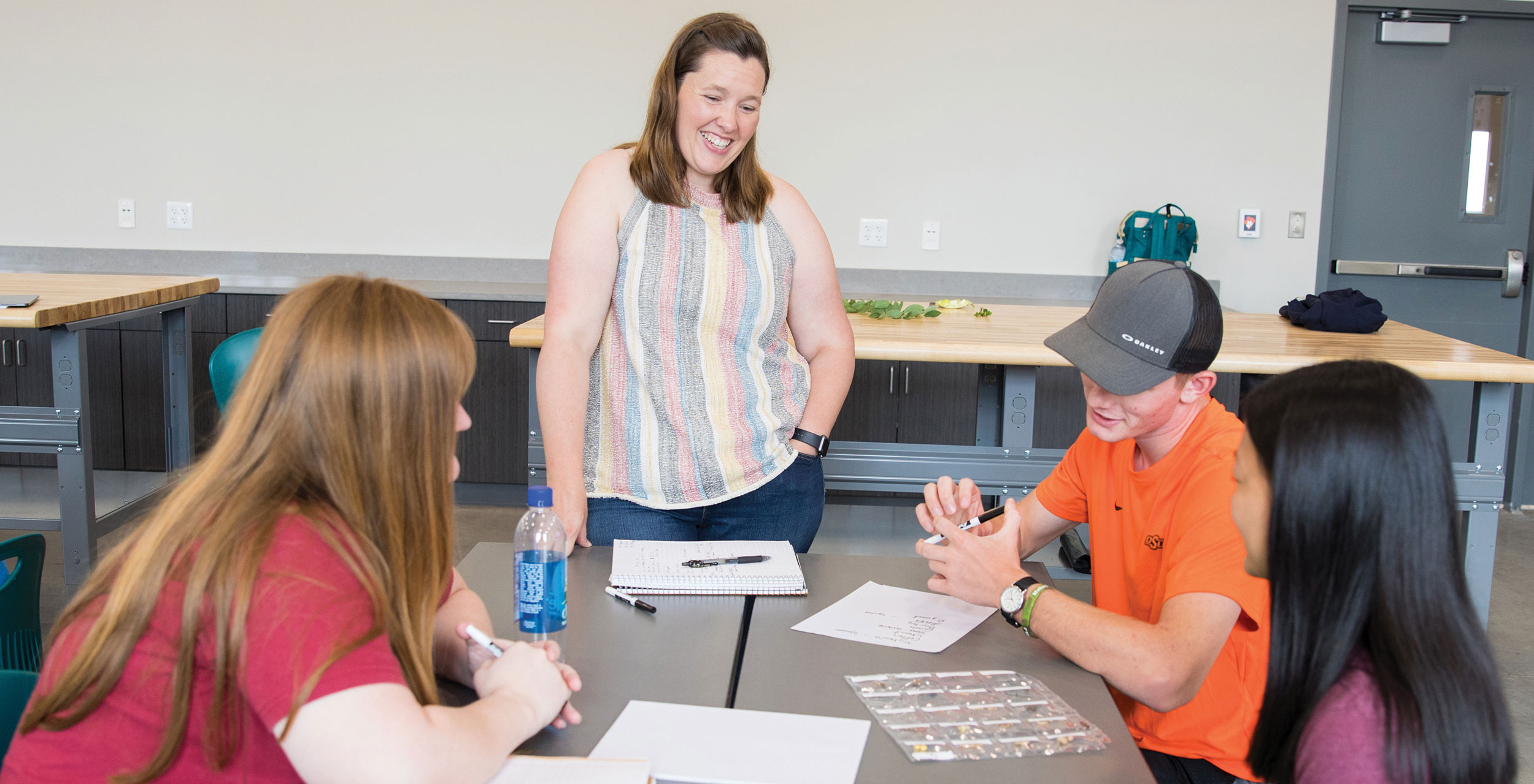 Beatrix Haggard, plant and soil sciences associate professor, enjoys watching her students have fun while learning. 