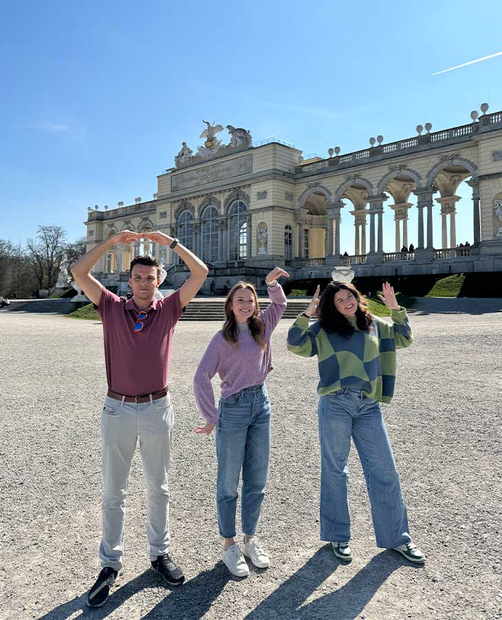 OSU students traveled to Vienna in 2024 with the School of Media and Strategic Communications for a weeklong study abroad.