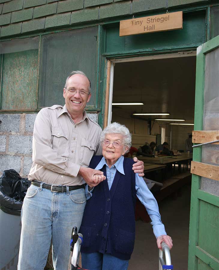 Jim Puckette and Tiny Streigel