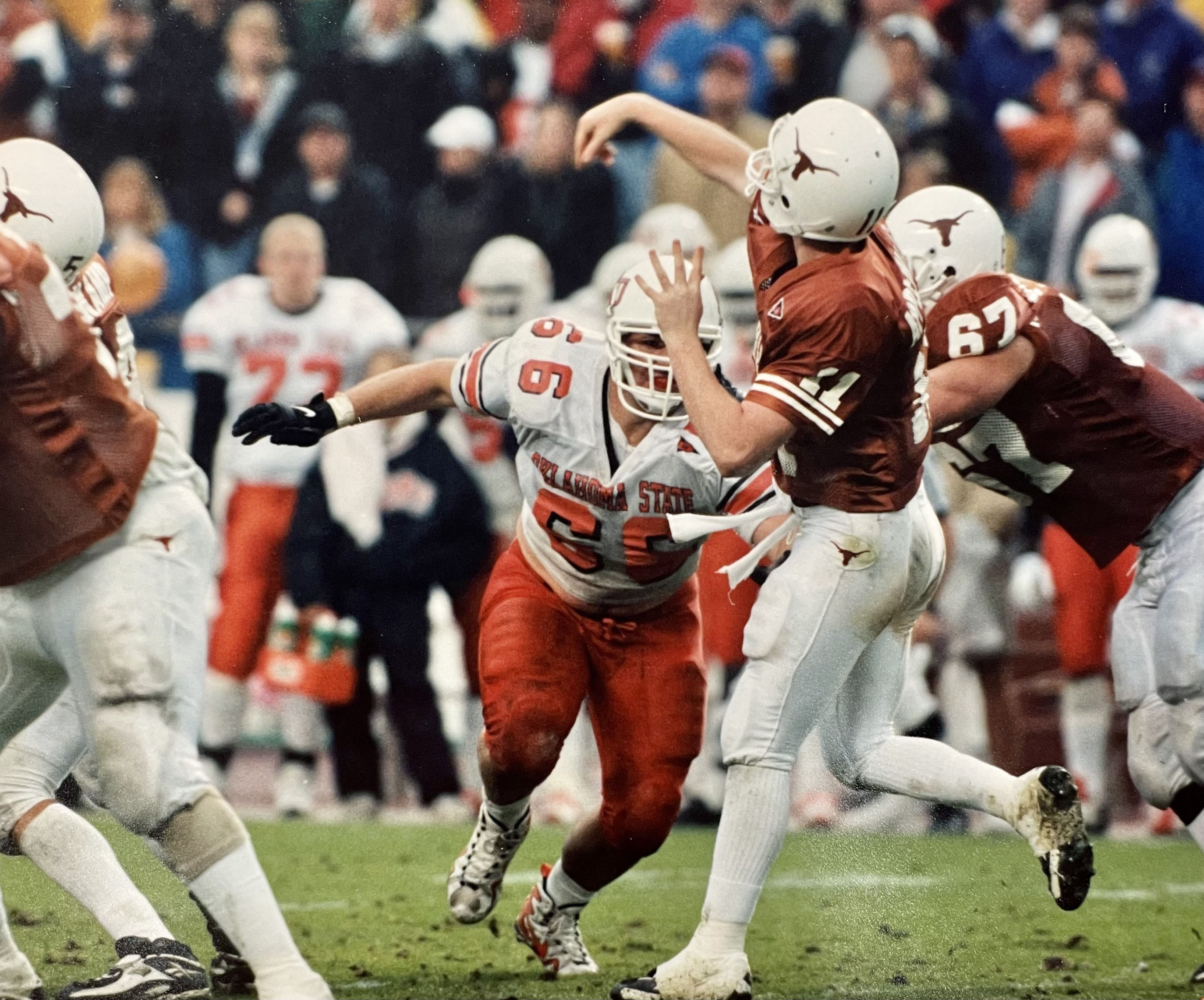 Taber playing Cowboy football