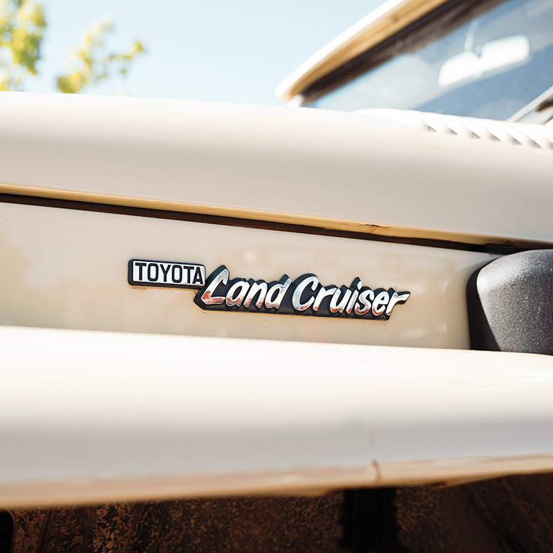 A side profile view of West's HJ47.