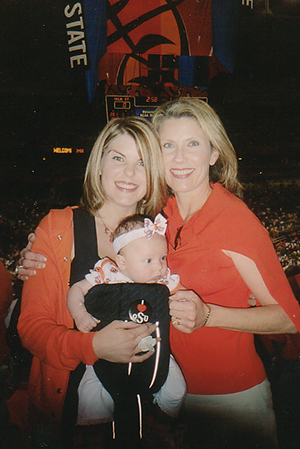 Tara Elizabeth Parks with her daughter Katy and mom, Sharion