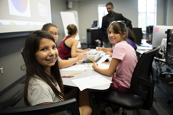 Children in the classroom