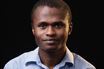 Ph.D. student Femi Olawale