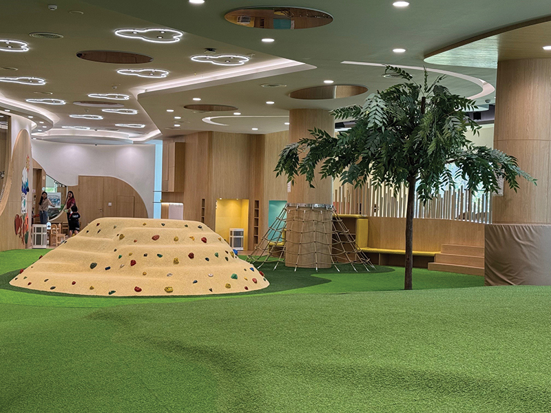 Indoor facility for elementary students at the American School of Bangkok Green Valley. Indoor facility for elementary students at the American School of Bangkok Green Valley.