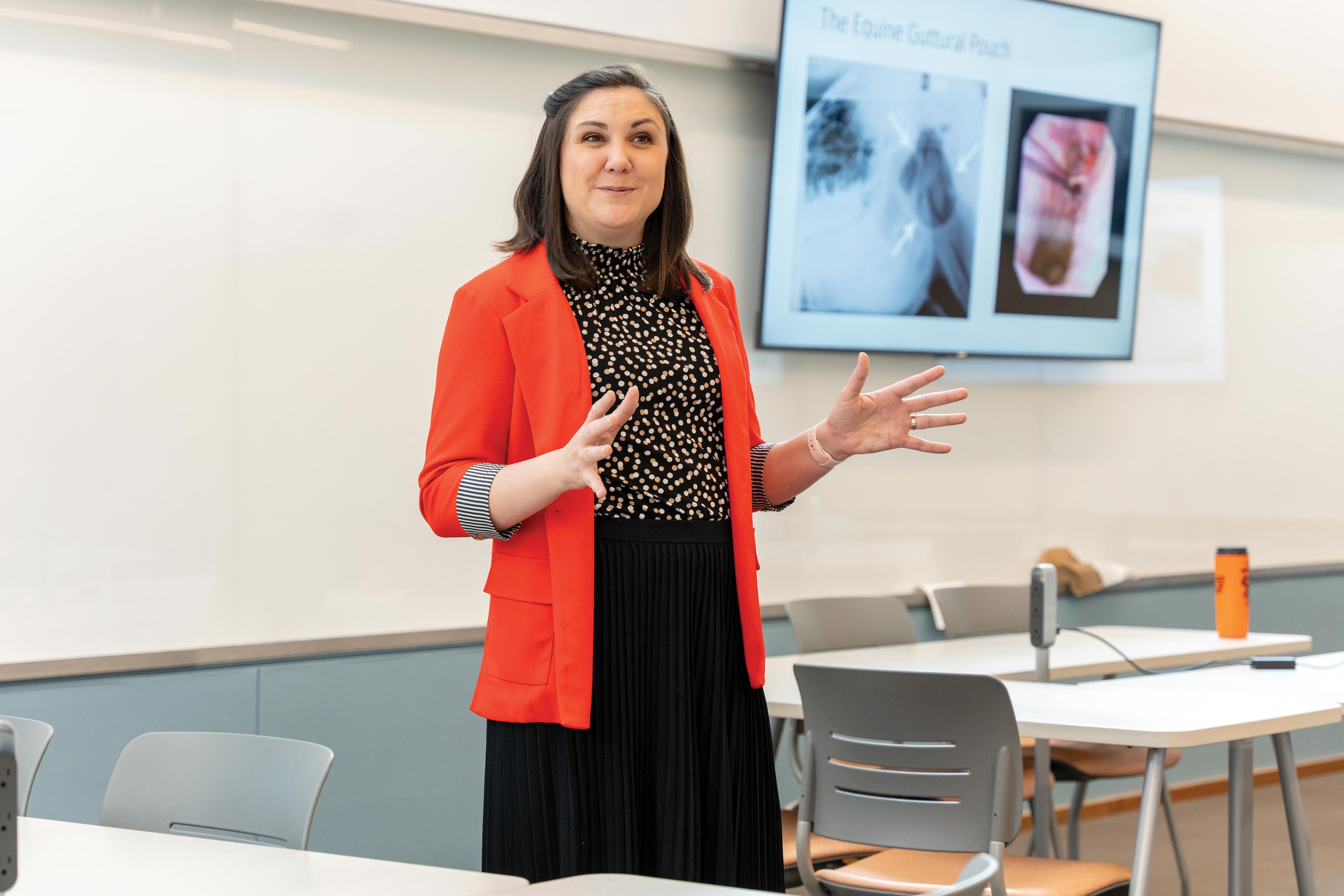 . Jennifer Rudd, an assistant professor of veterinary pathobiology, studies how animal health connects to human health, otherwise known as One Health.