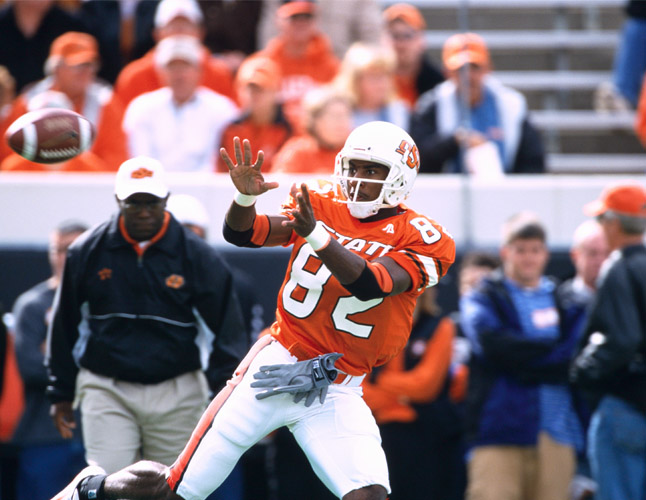 Rashaun Woods playing at OSU.