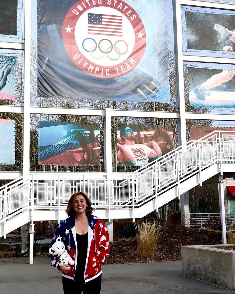 Hannah Miller managed social media strategy for Team USA during the 2018 Olympic Winter Games.