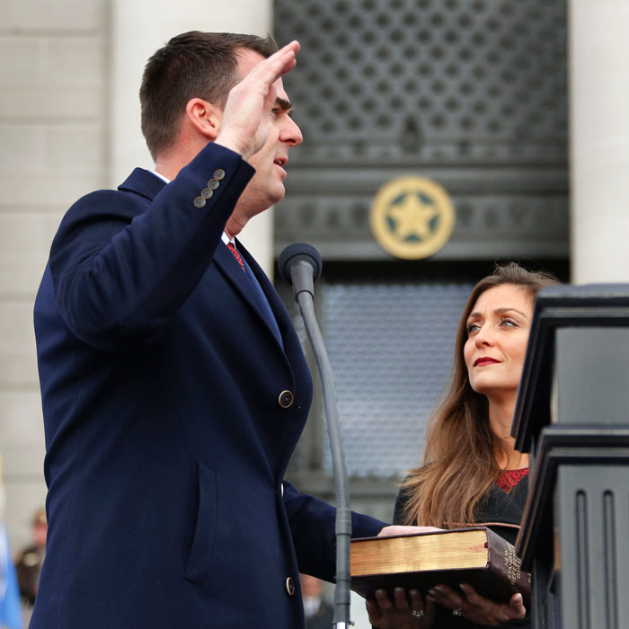 Gov Stitt's inauguration