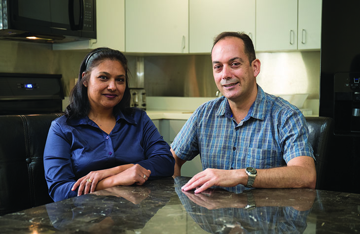 Rodney and Kavina Eksteen, both graduate students, came to OSU from South Africa and are serving as in-residence advisers.