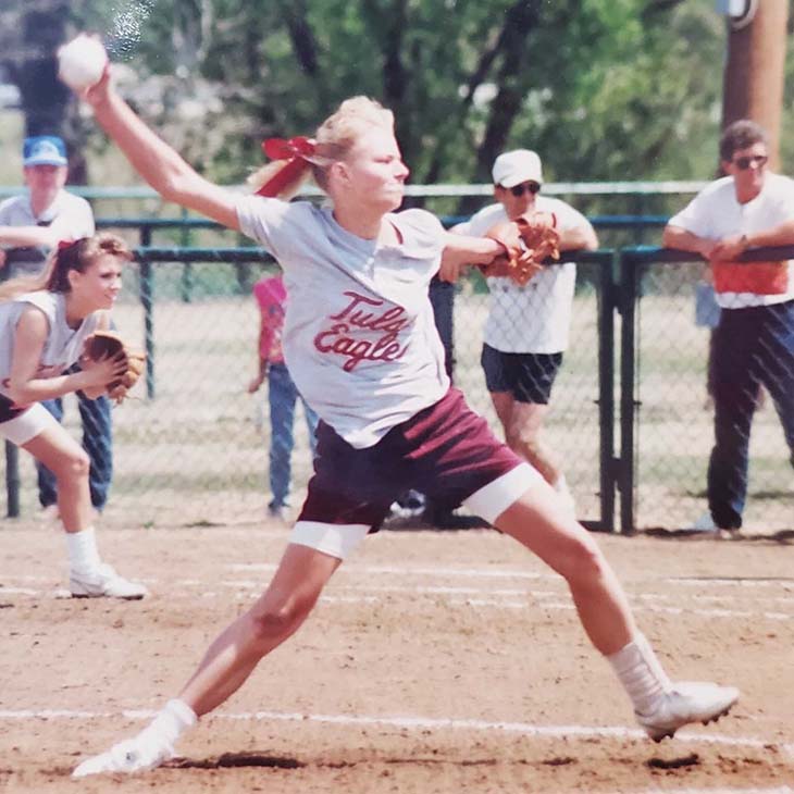 young kayse shrum pitching