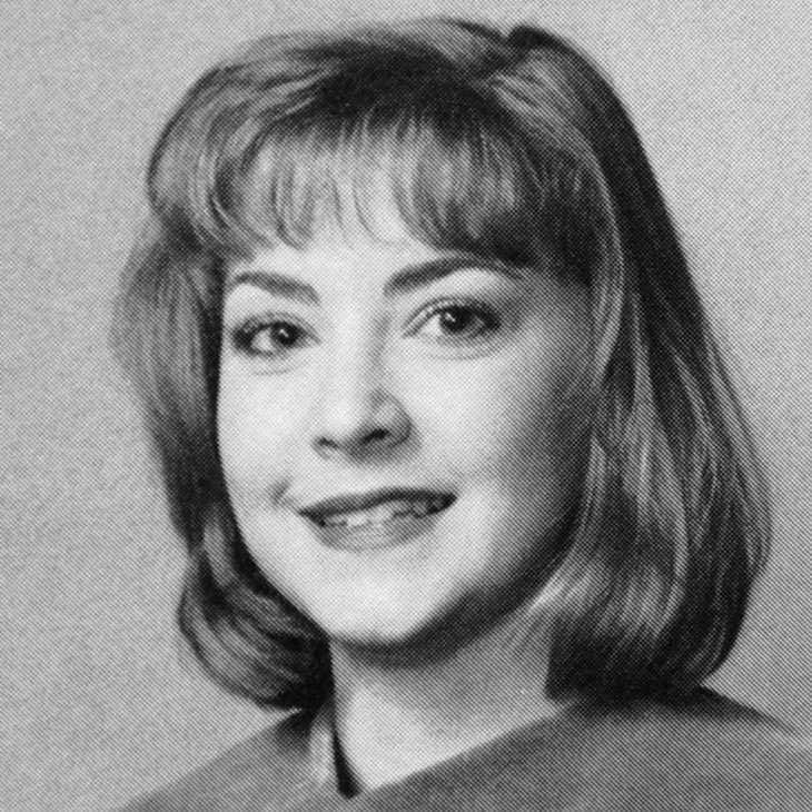 Dr. Julie Ledgerwood’s medical school graduation photo, class of 1998.