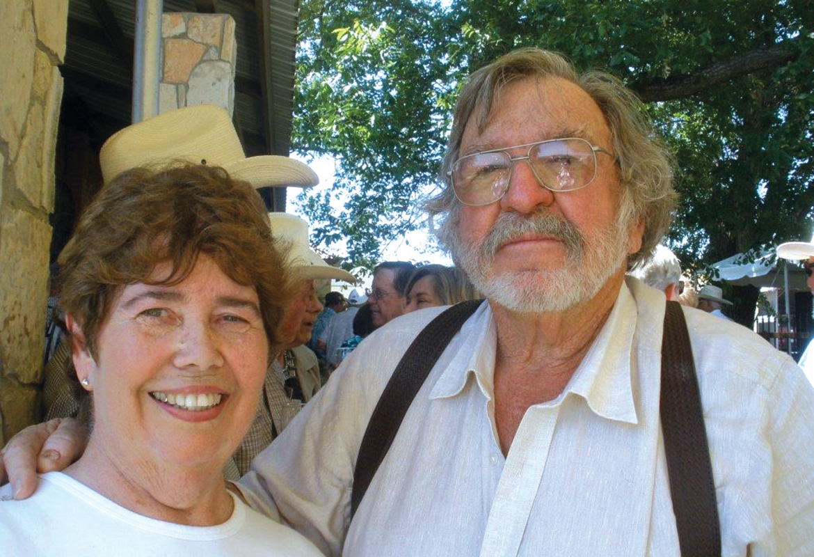 Malone Mitchell Jr. poses for a photo with his wife, Roberta.