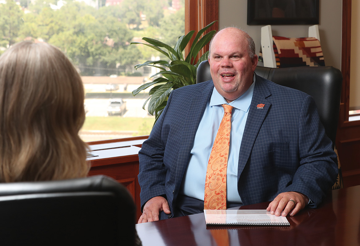 Dr. Johnny Stephens became president of OSU-CHS in 2021.